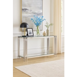 SKD-85 KONSOLA LOFT INDUSTRIALNA STAL NIERDZEWNA POLEROWANA SZCZOTKOWANA INOX