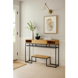 KONSOLA  DREWNO LITE DĄB OLCHA SKD-323