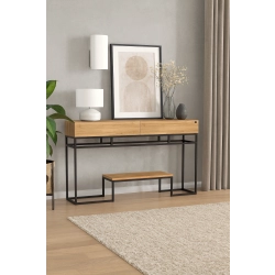 KONSOLA  DREWNO LITE DĄB OLCHA SKD-322