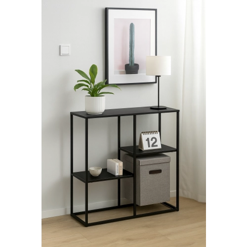 SKD-22 KONSOLA LOFT INDUSTRIALNA STAL CZARNA STAL NIERDZEWNA INOX