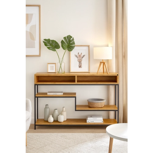 KONSOLA  DREWNO LITE DĄB OLCHA SKD-314