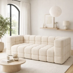 Sofa BUBBLE – Designerska Elegancja i Komfort na Lata Tkanina BOUCLÉ MANZA