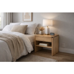 SZAFKA NOCNA DREWNO LITE DĄB OLCHA JESION