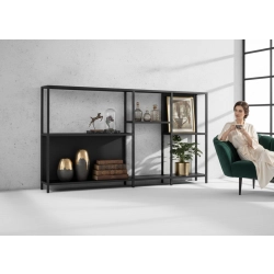 KONSOLA - REGAŁA CZARNY SKD-374