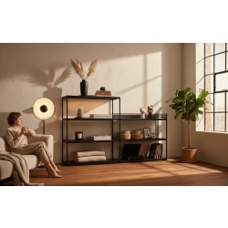 KONSOLA - REGAŁ CZARNY  SKD-362