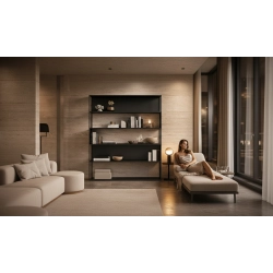 REGAŁ NA KSIĄŻKI METALOWE  RNK-143 B