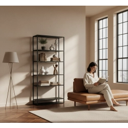 REGAŁ NA KSIĄŻKI METALOWE  RNK-130