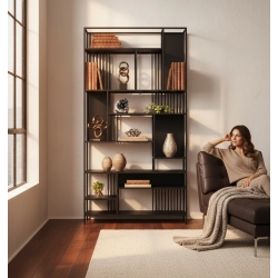 REGAŁ NA KSIĄŻKI METALOWE  RNK-144