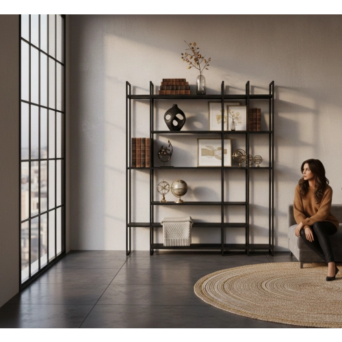 REGAŁ NA KSIĄŻKI METALOWE  RNK-1426