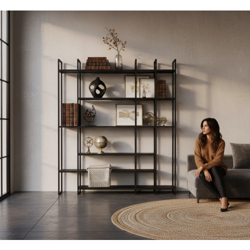 REGAŁ NA KSIĄŻKI METALOWE  RNK-1426