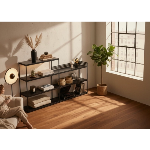 KONSOLA - REGAŁ CZARNY  SKD-362