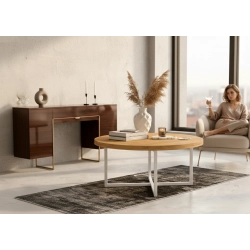 STOLIK KAWOWY z Drewna Litego  Dębowego - Jesionowego  STK-912