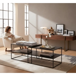 STOLIK KAWOWY CZARNY STK-154