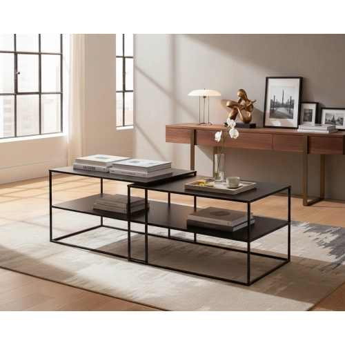 STOLIK KAWOWY CZARNY STK-154