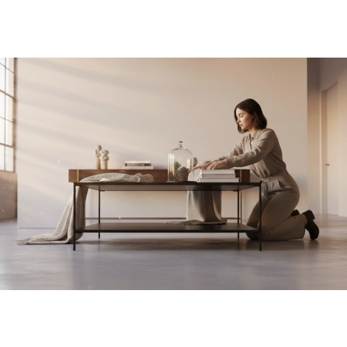 STOLIK KAWOWY CZARNY STK-152