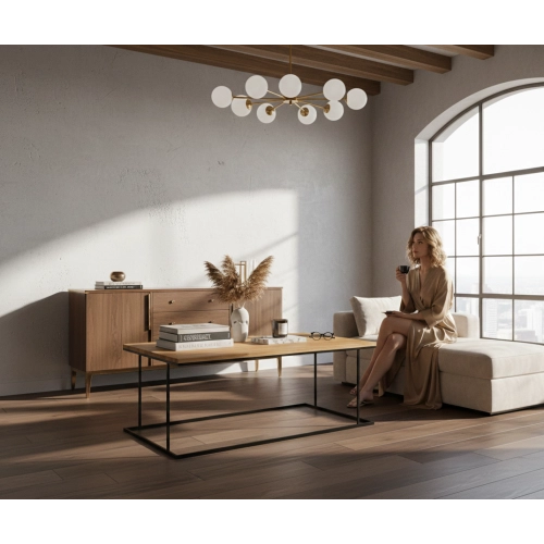 STOLIK KAWOWY DREWNO LITE Dąb Jesion Olcha STK-941