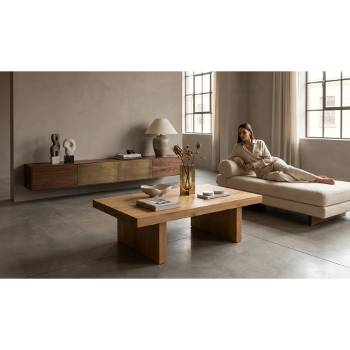 STOLIK KAWOWY DĄB OLEJOWANY DREWNO LITE STK-151