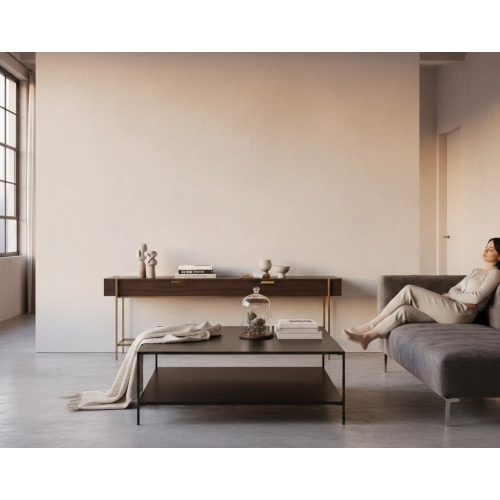 STOLIK KAWOWY CZARNY STK-152