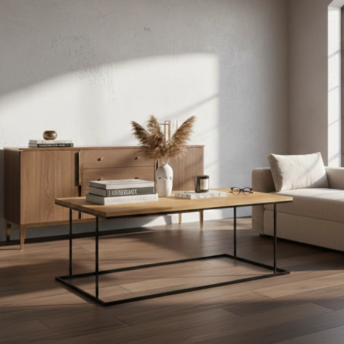 STOLIK KAWOWY DREWNO LITE Dąb Jesion Olcha STK-941