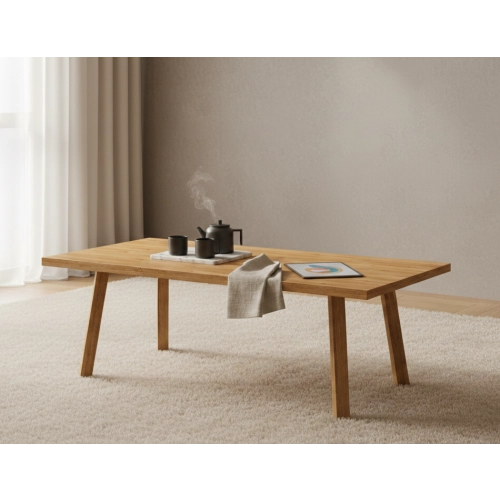 STOLIK KAWOWY z Drewna Litego  Dębowego - Jesionowego  STK-914