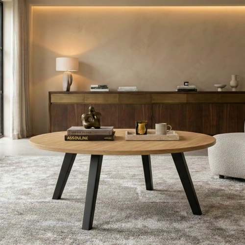 STOLIK KAWOWY z Drewna Litego  Dębowego - Jesionowego  STK-900