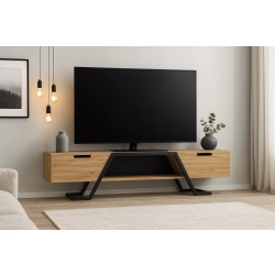 Szafka RTV-74 Drewno Lite Dąb Loft Lakier Rozmiary od 100 cm do 200 cm PREMIUM