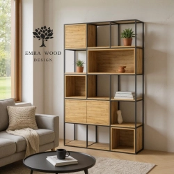 REGAŁ NA KSIĄŻKI METALOWE  RNK-180