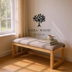 Ławka Pufa Tapicerowana Siedzisko Strong 04 LPG-503 Olcha Loft Rozmiary od 50 cm do 200 cm