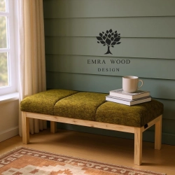 Ławka Pufa Tapicerowana Siedzisko Like Me 07 LPG-500 Olcha Loft Rozmiary od 50 cm do 200 cm