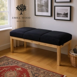 Ławka Pufa Tapicerowana Siedzisko Strong 15 LPG-500 Olcha Loft Rozmiary od 50 cm do 200 cm