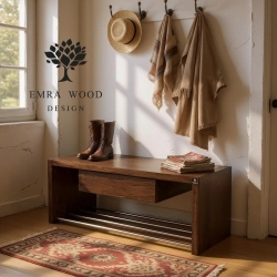 Regał Szafka Na Buty Drewno Lite RDD-37 Dąb  Kolor Wenge Rozmiary od 60 cm do 120 cm