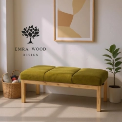 Ławka Pufa Tapicerowana Siedzisko Hold Me 15 LPG-500 Olcha Loft Rozmiary od 50 cm do 200 cm