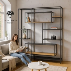 REGAŁ NA KSIĄŻKI METALOWE  RNK-139