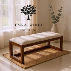 Ławka Pufa Tapicerowana Siedzisko Strong 04 LPG-503 Olcha Loft Rozmiary od 50 cm do 200 cm