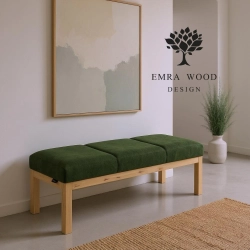 Ławka Pufa Tapicerowana Siedzisko Strong 09 LPG-500 Olcha Loft Rozmiary od 50 cm do 200 cm