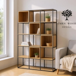 REGAŁ NA KSIĄŻKI METALOWE  RNK-179