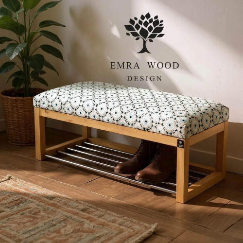 Ławeczka Pufa Tapicerowana Siedzisko Gładkie Mandala Koła LPG-4 Rozmiary od 50 cm do 200 cm