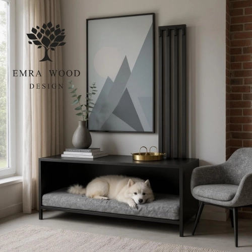 3 w 1 Legowisko  / Ławka i  Wieszakiem  LEGO-6 Czarny