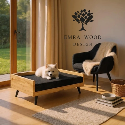 Legowisko Dla Psa / Kota  LEGO-10 Drewno Lite Dąb / Jesion