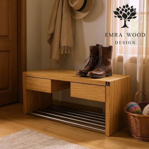 Regał Szafka Na Buty Drewno Lite  RDD-39 Dąb  Rozmiary od 50 cm do 120 cm