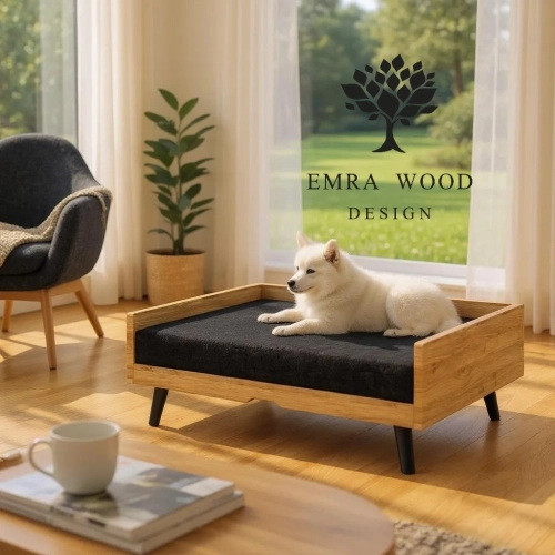 Legowisko Dla Psa / Kota  LEGO-10 Drewno Lite Dąb / Jesion