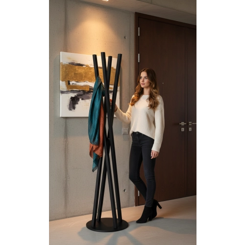 Wieszak stojący metalowy kolory rozmiary WSM-6