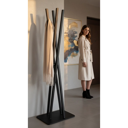 Wieszak stojący metalowy kolory rozmiary WSM-4