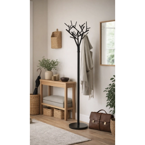 Wieszak Stojący Czarny
