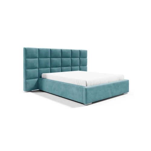 Łóżko tapicerowane z pojemnikiem Diana 3 rzędy z szerokim wezgłowiem Wezgłowia 120 cm