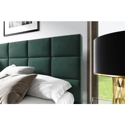 Łóżko Tapicerowane Diana wysokie wezgłowie 3 rzędy kafelków Wezgłowia 120 cm