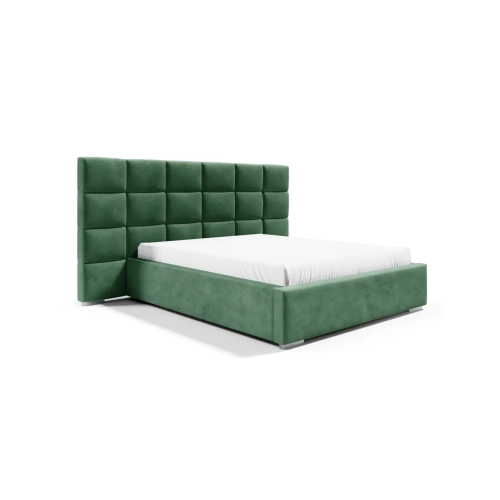 Łóżko tapicerowane z pojemnikiem Diana 3 rzędy z szerokim wezgłowiem Wezgłowia 120 cm