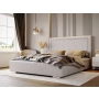 Łóżko tapicerowane z pojemnikiem Silje Wezgłowia 110 cm