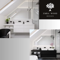 Lustra na poddasze LED bez ramy