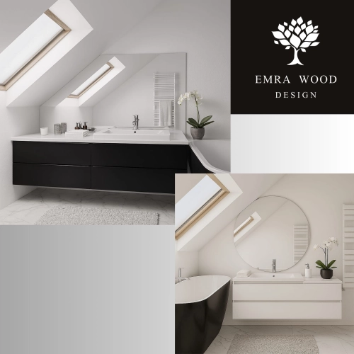 Lustra bez podświetlenia na poddasze bez ramy